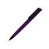 Ручка пластиковая soft-touch шариковая Taper, фиолетовый/черный, фиолетовый/черный, пластик с покрытием soft-touch