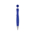 Шариковая ручка Naples, ярко-синий/прозрачный, аБС пластик