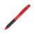 Ручка пластиковая шариковая «Band» с грипом, красный/черный