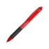 Ручка пластиковая шариковая «Band» с грипом, красный/черный, красный/черный, пластик/резина