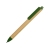 Ручка картонная пластиковая шариковая «Эко 2.0», бежевый/зеленый