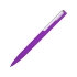 Ручка шариковая пластиковая Bon с покрытием soft touch, фиолетовый, фиолетовый, пластик