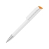 Ручка шариковая UMA «EFFECT SI», белый/оранжевый, белый/оранжевый, пластик