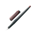 Ручка перьевая 015 joy, Черный/красный клип, 1.9 mm, черный/красный, пластик