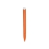 Ручка шариковая ECO W, оранжевый, оранжевый, пшеничное соломенное волокно - 30%, переработанный пластик - 70%