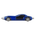 Ручка шариковая «Сан-Марино» в форме автомобиля с открывающимися дверями и инерционным механизмом движения, синяя, синий/черный/серебристый матовый, пластик