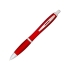 Перламутровая шариковая ручка Nash, красный, красный/серебристый, абс пластик