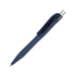 Ручка шариковая QS 20 PRT Z софт-тач, синий/серебристый, синий, синий/серебристый, пластик c покрытием софт-тач