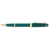Перьевая ручка Cross Bailey Light Polished Green Resin and Gold Tone, перо F, зеленый/золотистый, пластик