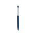 Ручка шариковая ECO W, синий, синий, пшеничное соломенное волокно - 30%, переработанный пластик - 70%