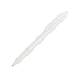 Ручка пластиковая шариковая Diamond, белый, белый, пластик/резина