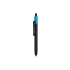 KIWU METALLIC. Шариковая ручка из ABS, Голубой, голубой, абс пластик