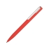 Ручка шариковая пластиковая Bon с покрытием soft touch, красный, красный, пластик