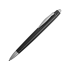 Ручка шариковая Albany, черный, синие чернила, черный/серебристый, пластик