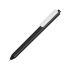 Ручка шариковая Pigra модель P03 PMM, черный/белый, черный/белый, пластик
