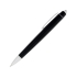 Ручка шариковая Albany, черный, черные чернила, черный/серебристый, пластик