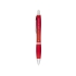 Перламутровая шариковая ручка Nash, красный, красный/серебристый, абс пластик