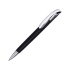 Ручка шариковая «Нормандия» черный металлик, черный/серебристый, пластик