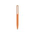 Ручка шариковая пластиковая Bon с покрытием soft touch, оранжевый, оранжевый, пластик