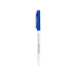 Ручка шариковая пластиковая Mondriane, белый/синий, синий, абс пластик