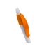 Ручка шариковая Celebrity «Пиаф» белая/оранжевая, белый/оранжевый, пластик