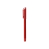 Ручка шариковая пластиковая Delta из переработанных контейнеров, красная, красный, rpet, переработанные лотки из pvc
