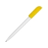 Ручка пластиковая шариковая Миллениум Color CLP, белый/желтый, белый/желтый, пластик