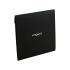Платок шелковый Ungaro модель «Aprilia», черный/фуксия, 100% шелк