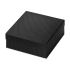 Коробка подарочная Gem M, черный, черный, переплетный ламинированный картон