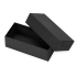 Подарочная коробка с эфалином Obsidian S 160х70х60, черный, черный, кашированный картон