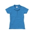 Рубашка поло First женская, небесно-голубой, небесно-голубой, пике, 100% хлопок.