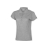 Рубашка поло First 2.0 женская, серый меланж, серый меланж, хлопок