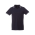Мужская футболка поло Fairfield с коротким рукавом с проклейкой, темно-синий/серый меланж/белый, темно-синий/серый меланж/белый, трикотажное пике, 100% хлопок