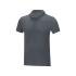 Мужская стильная футболка поло с короткими рукавами Deimos, storm grey, темно-серый, 100% полиэстер