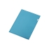 Папка-уголок прозрачный формата  А4 0,18 мм, синий глянцевый, синий прозрачный, пвх 0,18 мм