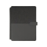 Папка для документов Kadeo с блокнотом, темно-серый (Р), темно-серый, полиэстер, пвх