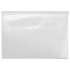Папка-конверт А4 с кнопкой, прозрачный, прозрачный, полипропилен