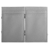Бумажник Adventurer RFID Flip Over, серый/черный, полиэстер 300D