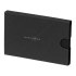 Бумажник Adventurer RFID Flip Over, черный, полиэстер 300D
