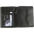 Набор William Lloyd : портмоне, ручка шариковая, черный, серебристый, натуральная кожа/металл