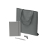 Подарочный набор Guardar, серый, серый, нетканый материал 80 г/м2, картон с покрытием пвх, металл, пластик с покрытием soft-touch\металл