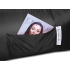 Надувной диван БИВАН 2.0, черный, черный, высококачественный полиэстер