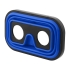 Складные силиконовые очки виртуальной реальности, ярко-синий/черный, ярко-синий/черный, силикон/абс пластик