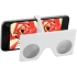 Очки виртуальной реальности с набором 3D линз, белый, белый, пластик