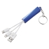 Зарядный кабель 3 в 1, ярко-синий, ярко-синий, абс пластик