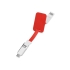 Зарядный кабель 3-в-1 Charge-it, красный, красный/белый, пластик/металл