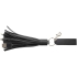 Тканевый кабель для зарядки Tassel 3-в-1, черный, черный, кожа пу