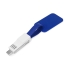Зарядный кабель 3-в-1 Charge-it, синий, синий/белый, пластик/металл