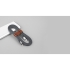 Кабель Rombica LINK-C Gray Cable, серый, ткань, металл