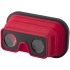 Складные силиконовые очки виртуальной реальности, красный/черный, красный/черный, силикон/АБС пластик